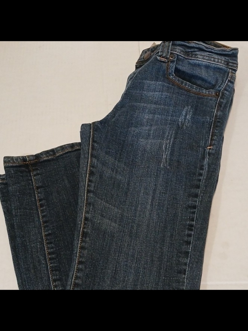 2.1 Denim Womebs Skinny Slim Fit Dark Wash Blye Denim Mid Rise Jeans 28×31